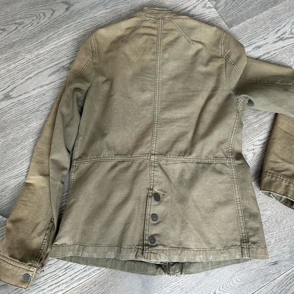 Free People Not your brothers surplus shirt statement jacket - Picture 9 of 13